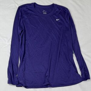 Nike Dri-FIT Purple Long Sleeve Top